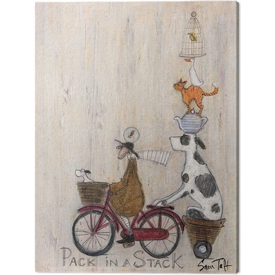 Obraz na plátne Sam Toft - Pack in a Stack, 2 cm - 30×40 cm
