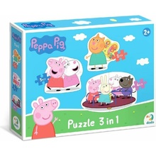 DODO Prasátko Peppa Kamarádi 3v1 2,3,4 dielov