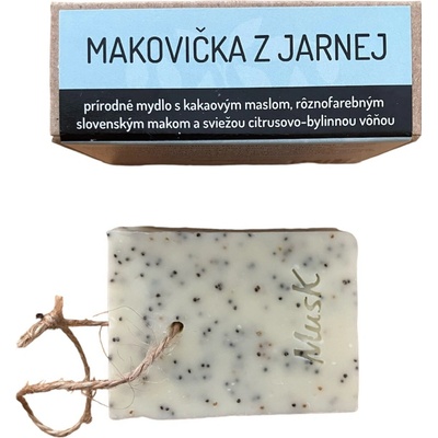MusK přírodní mýdlo Makovička 100 g