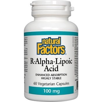 Image 1 of Natural Factors R-Alpha-Lipoic Acid 100 mg [60 капсули]