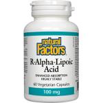 Natural Factors R-Alpha-Lipoic Acid 100 mg [60 капсули]