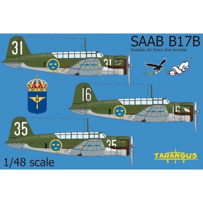 Tarangus SAAB B17B The first SAAB aircraft 1:48