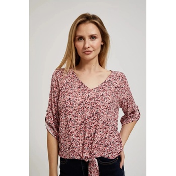 Moodo Розова блуза с връзване Moodo | Rozov | ЖЕНИ | XS