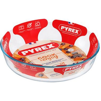 Pyrex Sklenená zapekacia forma na koláč a tortu 26cm