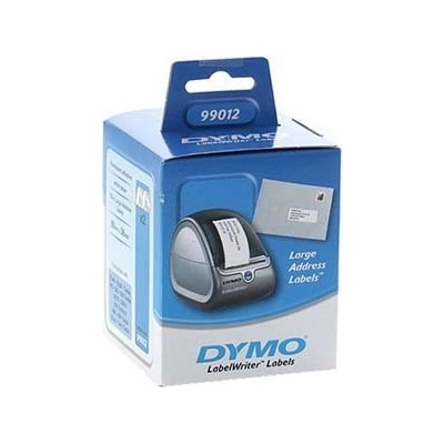 DYMO 99012, S0722400, 36мм x 89мм, бели хартиени етикети (S0722400)
