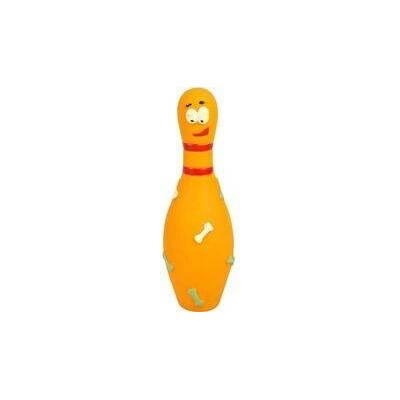 Flamingo kuželka pískací latex oranžová 6,5 x 20 cm