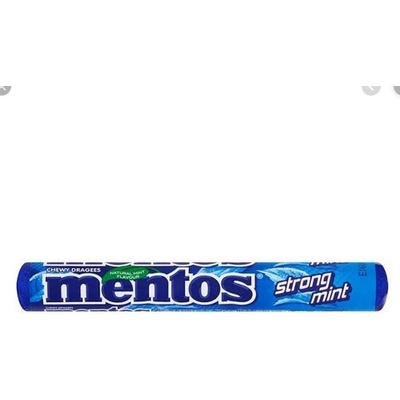 Mentos Strong Mint žvýkací mátové bonbóny 37,5 g