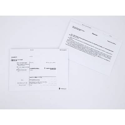 Obálka DORUČENKA bílý pruh B6 / 1144479 /