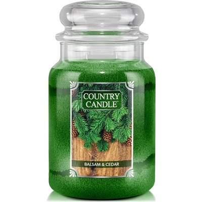 Country Candle Balsam & Cedar 680 g