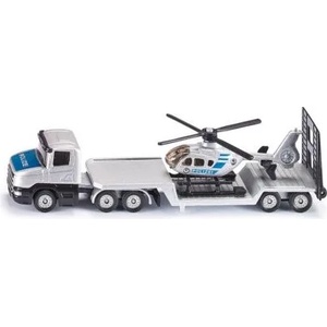 SIKU - Комплект камионче и хеликоптер Low loader with helicopter (1610)