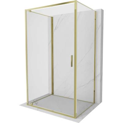 Mexen Exo-3S тристенна душ кабина с люлеещи се врати 85 x 120 cm, прозрачна, (8181-085-120-50-00-3S)