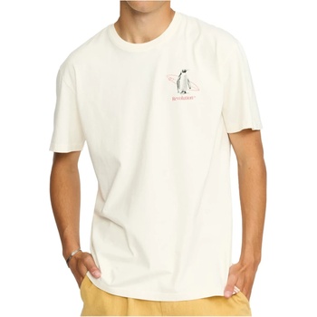 Revolution Мъжка тениска Revolution Printed T-Shirt Pinguin T-shirt - Offwhite (216-8841-0113)