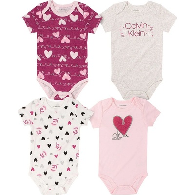 Calvin Klein bodýčka pro holčičku Heart Bodysuit Set