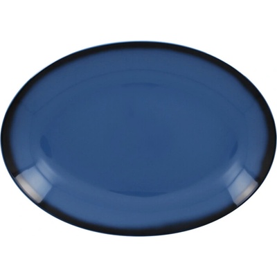 RAK Porcelain Talíř oválný 32 x 23 cm modrá RAK-LENNOP32BL