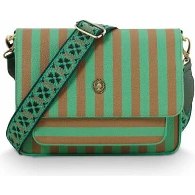 Pip Studio Fenna Stripe Cross Body kabelka zelená