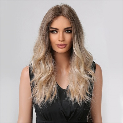 Tami paruka se síťkou Vlnitá ombré blond