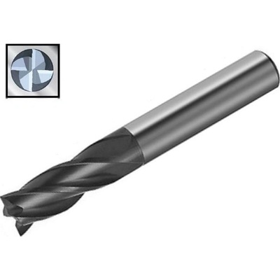 Master 311-206-1 - Fréza na kov pr. 2,0 x 6/ 38 mm 4-břitá krátká nesouměrná, tvrdokov, povlak TiAlN