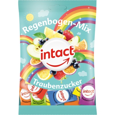 Intact hroznový cukr Duhový Mix 75 g
