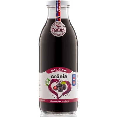Zamio 100% ovocná šťava Bio Arónia 0,5 l