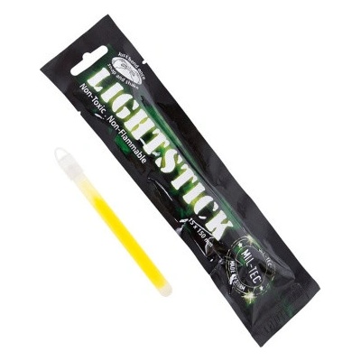 Svítící tyčinka Lightstick, 1,5 x 15 cm, 8-12 h, žlutá, Mil-Tec – Zboží Dáma
