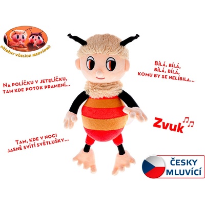 Mikro Včelí medvedík s pesničkami na batérie