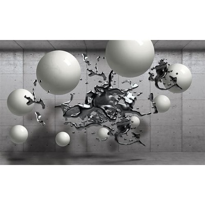 IMPOL TRADE 2947 VE L Vliesová fototapeta 3D guľe rozmer 152,5 cm x 104 cm