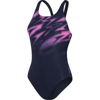 Speedo Бански костюм Speedo Women's One Piece Swimsuit - Navy/Pink