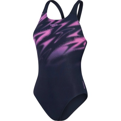 Speedo Бански костюм Speedo Women's One Piece Swimsuit - Navy/Pink