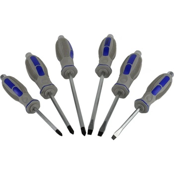 GEKO Комплект от 6 ударни отвертки crv g30583 (g30583)