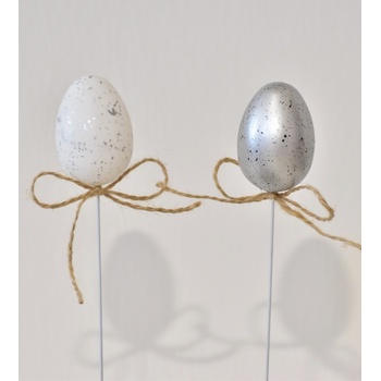 Lepaso Plastová vajíčka na špejli, s/6, 6 cm