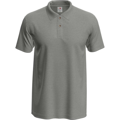 Stedman classic polo st3000 / Мъжка поло риза - сиви акценти 3xl xxxl (st3000gyh3xl)