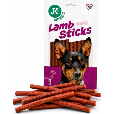 JK ANIMALS sušené jahňacie tyčinky 80 g