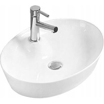 Mexen Aida умивалник върху плот 55 x 40 см, бял - 21205500 (21205500)