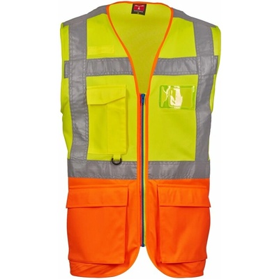 Payper reflexná vesta EXTRA Žltá Fluo/ Dymová