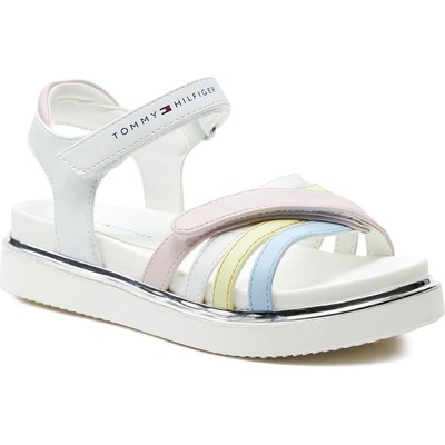 Tommy Hilfiger Сандали Tommy Hilfiger Velcro Sandal T3A2-33241-0326 M Бял (Velcro Sandal T3A2-33241-0326 M)