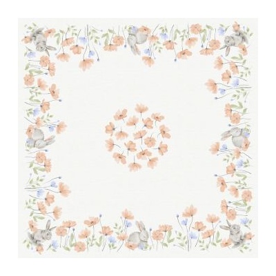 BioDunicel Ubrus BUNNY BLOOM 20 ks 84 x 84cm
