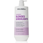 Goldwell Dualsenses Blondes & Highlights Anti-Yellow Shampoo шампоан неутрализиращ жълтеникавите оттенъци 1000ml