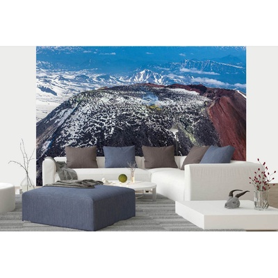 DIMEX ART Самозалепваща се флизелинова фототапета вулканичен кратер 375 x 250 см