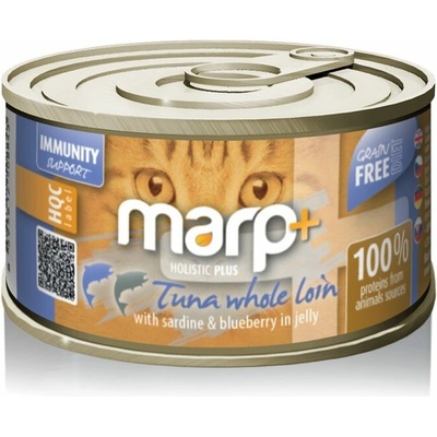 Marp Holistic Plus Cat tuniak se sardinkami a borůvkami v želé 70 g