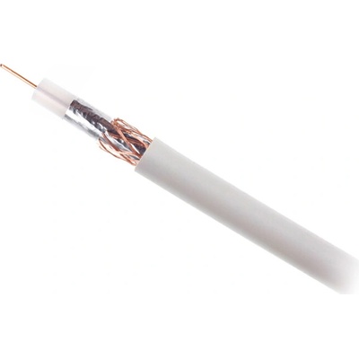 Elektrokabel Koaxiálny kábel 75 Ohm biely 100 m L-KAB0540
