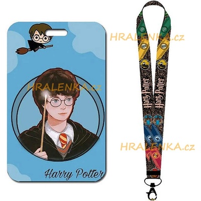 Šňůrka na krk s cedulkou Harry Potter