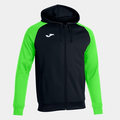 Joma Academy IV mikina na zip s kapucí dětská černá zelená