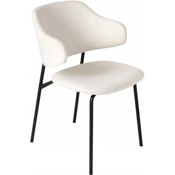 Ainnde Tracy bílá/černá colin bouclé 2 ks