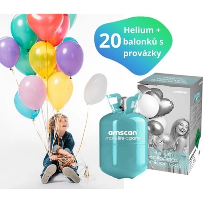 balonky.cz Helium sada balónky mix barev