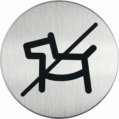 Piktogram - Zákaz vstupu psů - kruh 83mm Výprodej