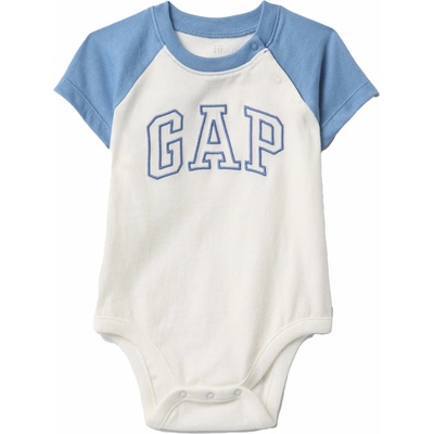 Detské body GAP LOGO biela svetlomodrá