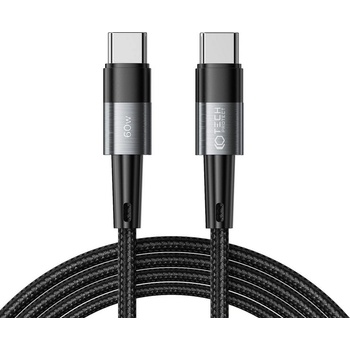 Tech-Protect Кабел за зареждане USB-C / USB-C с PD 60W / 3A от Tech-Protect Ultraboost 200см - сив (9490713933985)