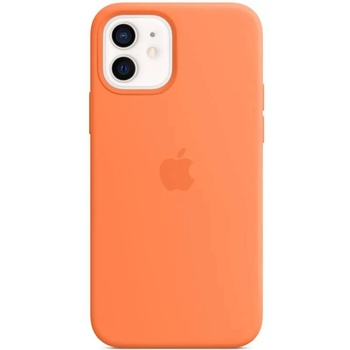 Image 1 of Apple Оригинален гръб Apple Silicone Magsafe Cover за iPhone 12/12 Pro - Оранжев, MHKY3ZE/A