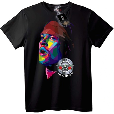 NOONEBRAND Тениска Guns N' Roses с Axl Rose - XL, White
