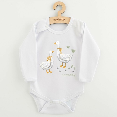 Detské body s potlačou New Baby Husičky